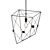SAZRAC Pendant Light: Elegant Illumination 3D model small image 1