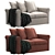 Harlanda 2-Seat Sofa: Elegant & Compact 3D model small image 8