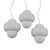 Elegant OROUND Glass Pendant Lamp 3D model small image 2