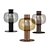 Bonbori Outdoor: LED Glass & Stainless Steel Table Lamp 3D model small image 1
