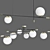 Vintage Pendant Ceiling Lamp 3D model small image 1