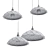 Modern Geometric Pendant Light "HOOD 3D model small image 2
