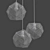 Elegant Geometric Pendant Light 3D model small image 2