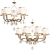 Eurosvet Salita Chandelier Set 3D model small image 1