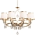 Eurosvet Salita Chandelier Set 3D model small image 3