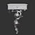 Heri OM Console: Elegant Steel and MDF Design 3D model small image 4