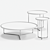 Sleek Billy Coffee Table by Cattelan Italia 3D model small image 6