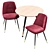 Modern Dining Set: Melissa Chair & Messi Table 3D model small image 2