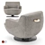 Muffa Armchair: Modern Elegance by BORG 3D model small image 3