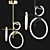 Sleek Elkhart Design Lamp 3D model small image 2