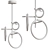 Sleek Elkhart Design Lamp 3D model small image 3