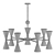 Maytoni Vesper Retro-Style Pendant Light 3D model small image 4