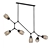 Sleek Bronze Chandelier: SMYTH 3D model small image 1