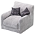 Bold Armchairs by Paola Navone 3D model small image 2