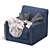 Bold Armchairs by Paola Navone 3D model small image 6
