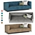 Luxurious Velvet Sofa - Vintage-Inspired Design 3D model small image 6