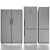 Liebherr Refrigerator Set: SBS 7212, CNPesf 5156, CNel 4813 3D model small image 6