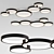 Modern Ring Ceiling Lamp 3D model small image 4