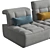 Modular Canapé Sofa 3D model small image 2