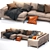 Modern V-Ray Sofa 2015: Luxurious and Stylish 3D model small image 2