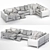 Modern V-Ray Sofa 2015: Luxurious and Stylish 3D model small image 4