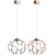 Elegant Bogates 431/1 Drops Pendant 3D model small image 3