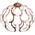 Elegant Bogates 431/1 Drops Pendant 3D model small image 5