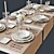 Elegant Table Setting Set 3D model small image 2