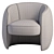 Modern Armchair 2014: Sleek Design 3D model small image 4