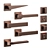 Elegant Olivari Door Handles 3D model small image 3