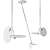 Swiss Designer OYO D Pendant 3D model small image 3