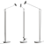 Crane LED Floor Lamp: Stylish Illumination for Modern Spaces 3D model small image 2
