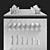Solid Stone Chess Set 3D model small image 4
