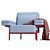 Retro-inspired Leo Armchair: Unique Avant-Garde Design! 3D model small image 2