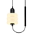 Elegant Triple Puck Pendant 3D model small image 1