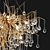 Elegant Branching Chandelier 3D model small image 2