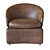  Halley Armchair: Bold Design, Ultimate Comfort 3D model small image 5