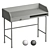 HAUGA Writing Desk - Sleek and Functional 3D model small image 1