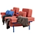 Leo Sofa: Sharp, Essential Design 3D model small image 2