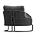 Positano Outdoor Lounge Chair 3D model small image 3