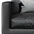 Modern Reversi Leather Armchair 3D model small image 2