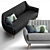 La Forma: Off Soft Sofa 3D model small image 2