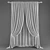 Modern Poly Blend Curtains 3D model small image 2