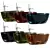 Reflex Color Bathtub: Harmony in Transparent Luxury 3D model small image 1