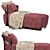 Elegant PR. 697 Lounge Chair: Exceptional Comfort & Style 3D model small image 1