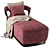 Elegant PR. 697 Lounge Chair: Exceptional Comfort & Style 3D model small image 2