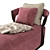 Elegant PR. 697 Lounge Chair: Exceptional Comfort & Style 3D model small image 4