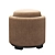 Safavieh Chelsea Round Tray Ottoman 3D model small image 12