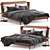 Luxury Bretagne Bed: Elegant Design 3D model small image 13