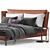 Luxury Bretagne Bed: Elegant Design 3D model small image 17